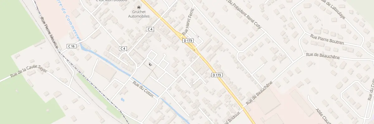 Plan du 25 Rue Charles de Gaulle à Gruchet-le-Valasse
