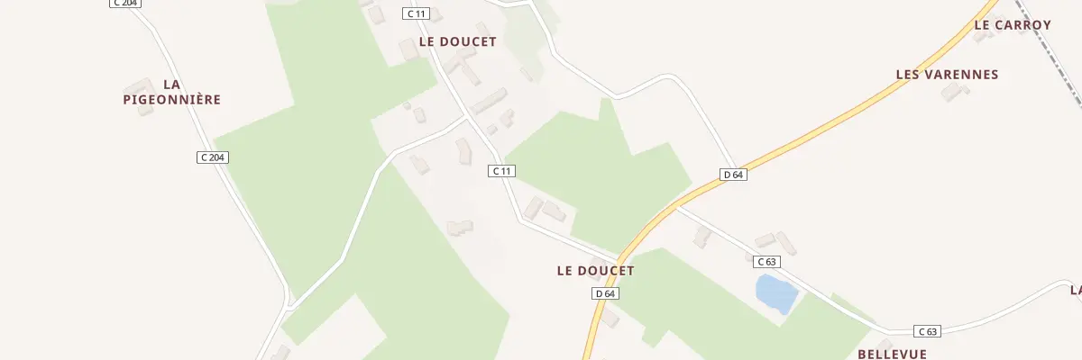 Plan du 11 Doucet à Flée