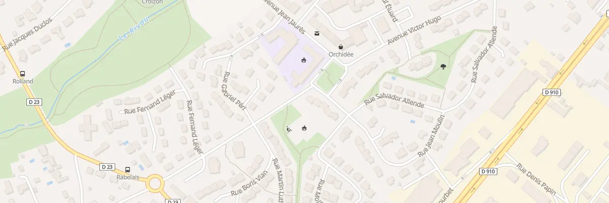 Plan du 2 Rue Jean Moulin à Naintré