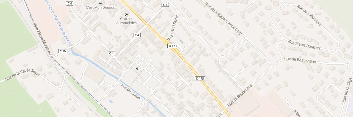 Plan du 27 Rue Charles de Gaulle à Gruchet-le-Valasse