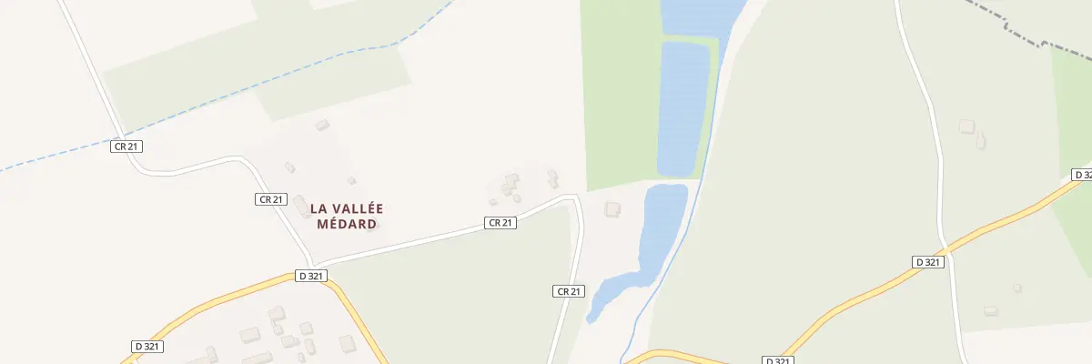 Plan du 23 Imp de la Vallée Médard à Vallères