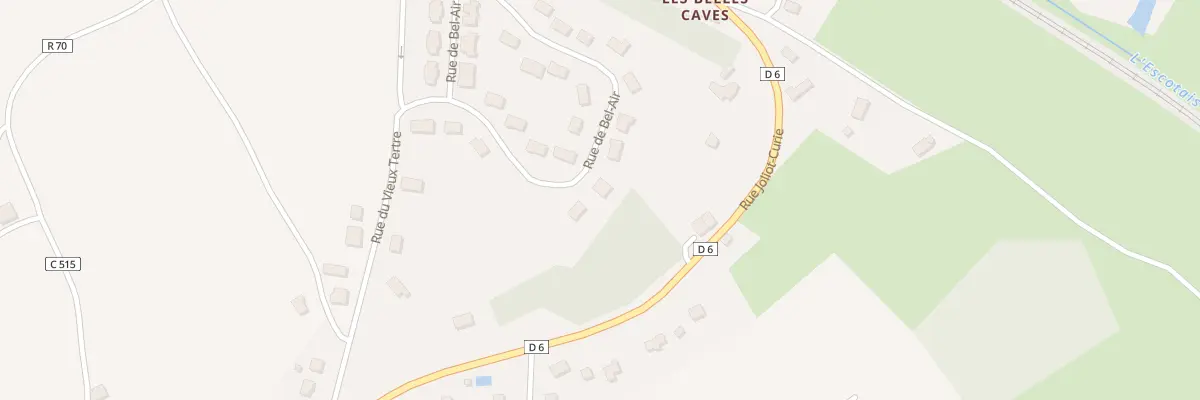 Plan du 9 Rue de Bel Air à Saint-Paterne-Racan