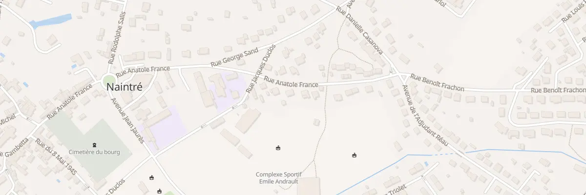 Plan du 13 Rue Anatole France à Naintré