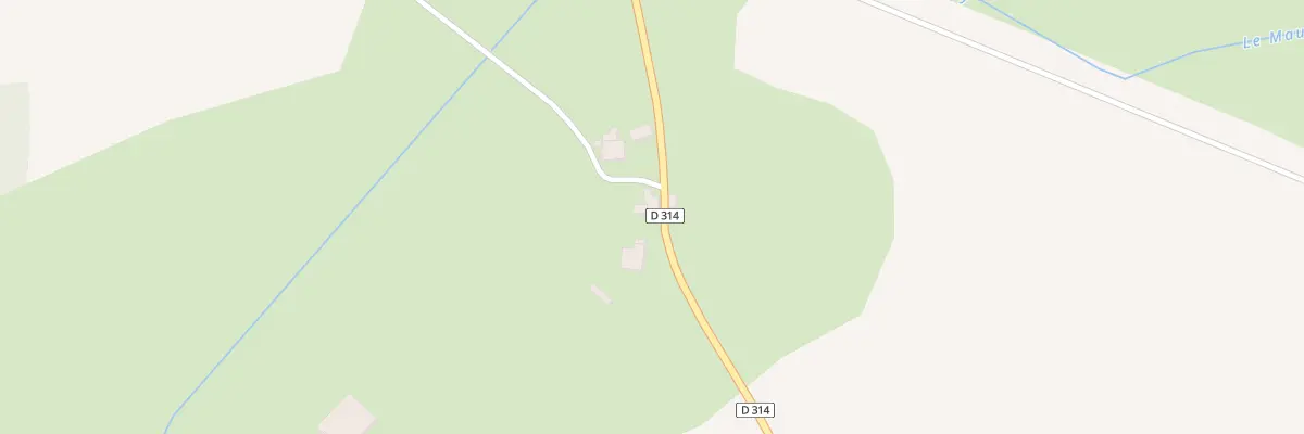 Plan du 11 Rte de Mauprevoir à Pleuville