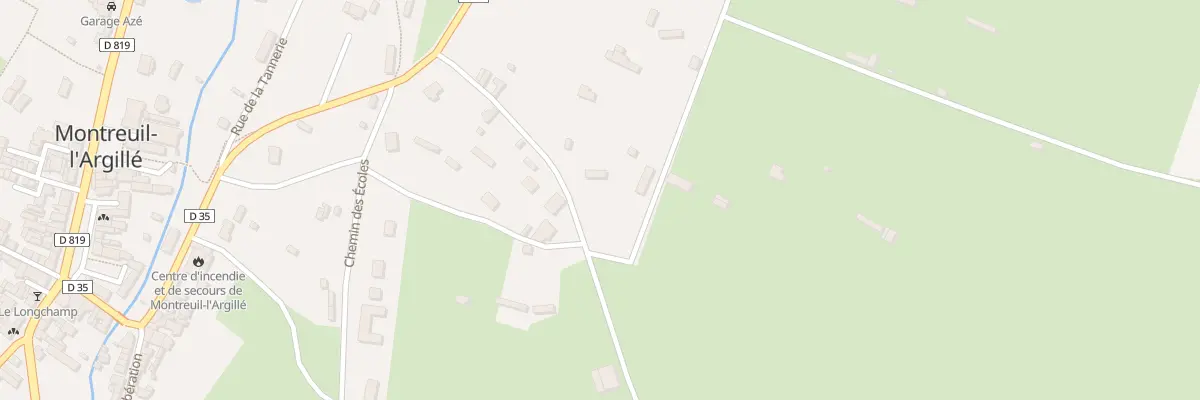 Plan du 7 Che de la Charbonnerie à Montreuil-l’Argillé
