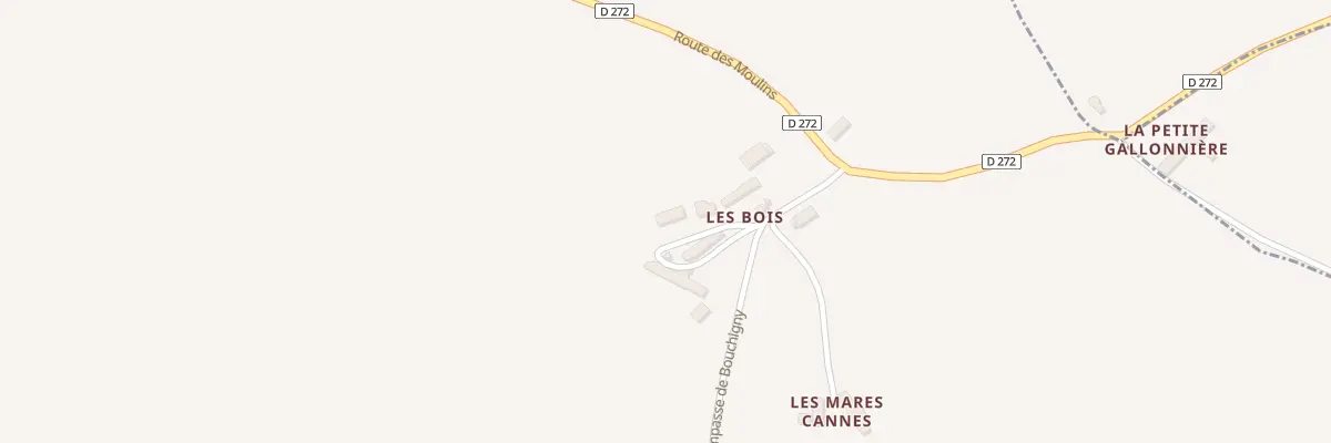 Plan du 5001 Les Bois à Coulimer