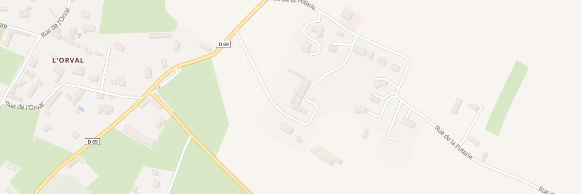 Plan du 20 Rte du Bec de Mortagne à Thiergeville