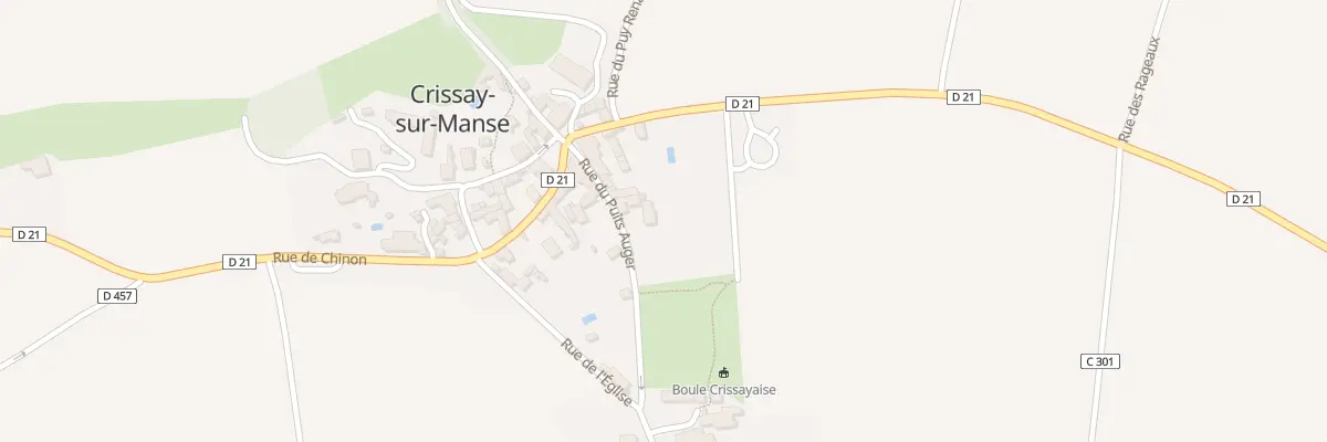 Plan du 5 Rue du Puits Auger à Crissay-sur-Manse