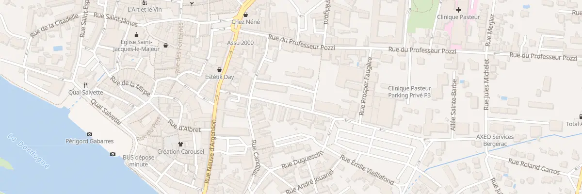 Plan du 10 Rue Junien Rabier à Bergerac