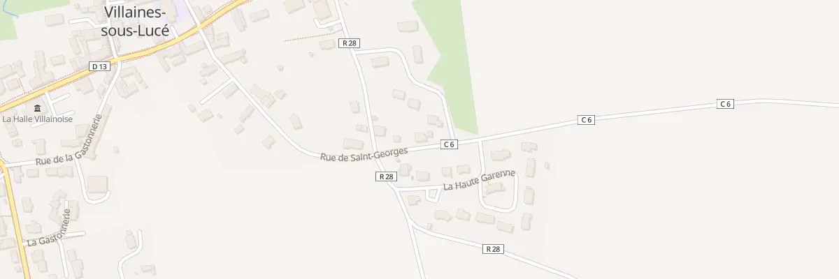 Plan du 15 Rue de Saint Georges à Villaines-sous-Lucé