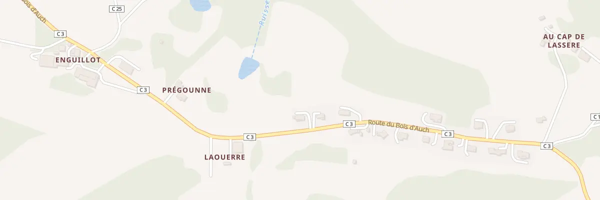 Plan du 3459 Rte du Bois d’Auch à Ordan-Larroque