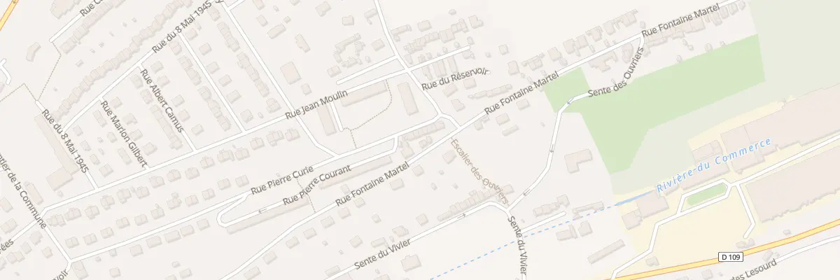 Plan du 25 Rue Fontaine Martel à Bolbec