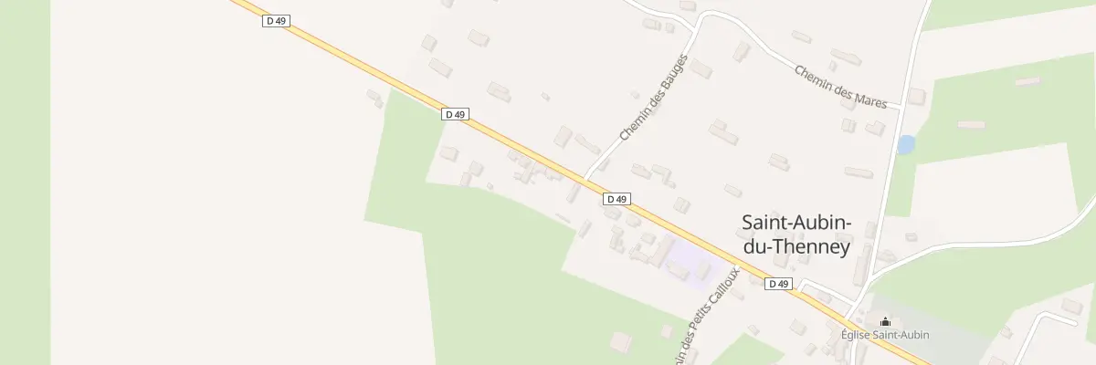 Plan du 305 Rte des Froctiers à Saint-Aubin-du-Thenney