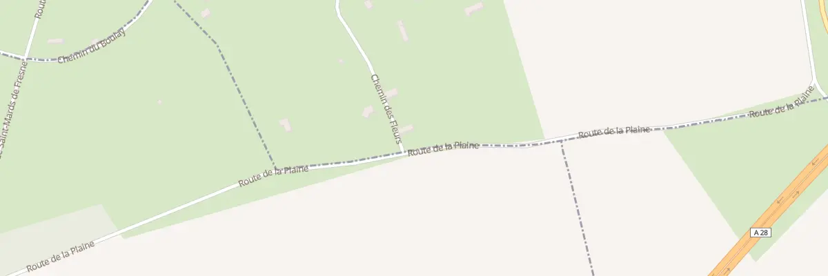 Plan du 4 Rte de la Plaine à Saint-Vincent-du-Boulay