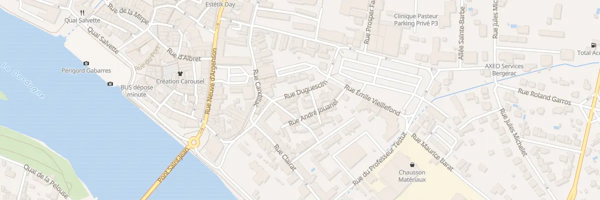 Plan du 11 Rue Duguesclin à Bergerac