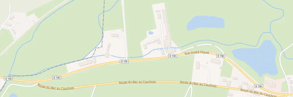 Plan du 28 Rue Andre Fiquet à Valmont
