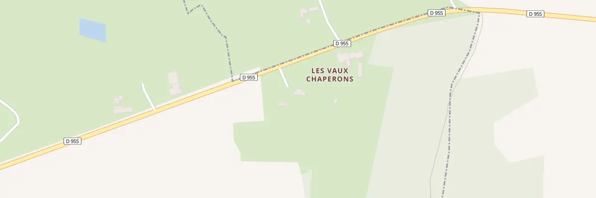 Plan du 2 Les Vaux Chaperons à Vaunoise