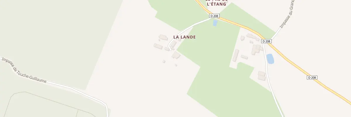 Plan du 3 Imp de la Lande à Val-de-la-Hune