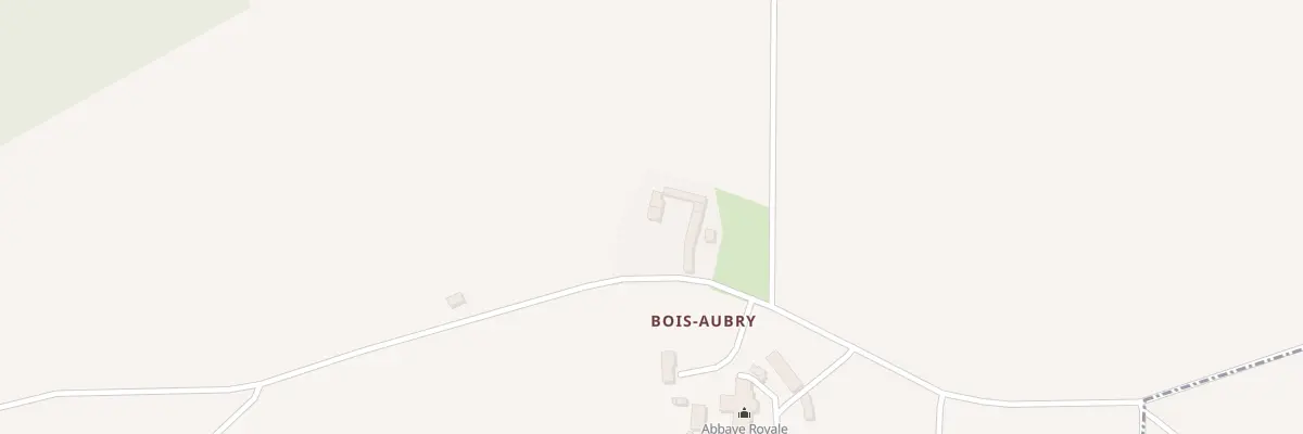 Plan du 1 Bois-Aubry à Luzé