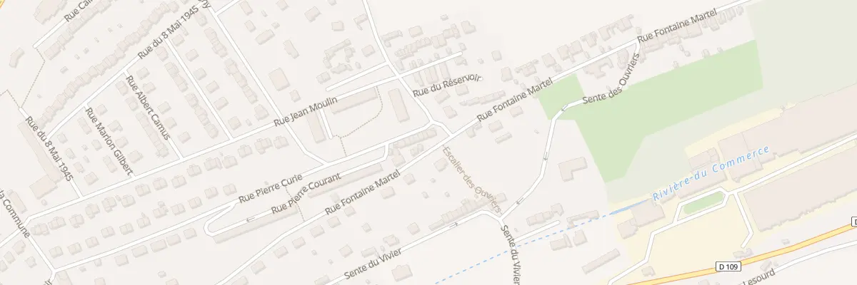 Plan du 33 Rue Fontaine Martel à Bolbec