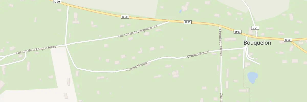 Plan du 190 Che Bouzel à Bouquelon