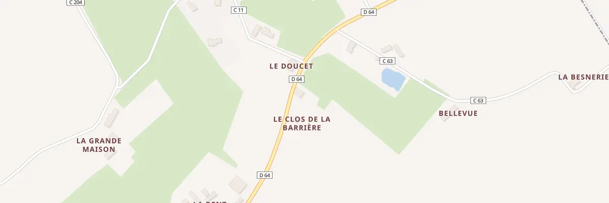 Plan du 15 Doucet à Flée