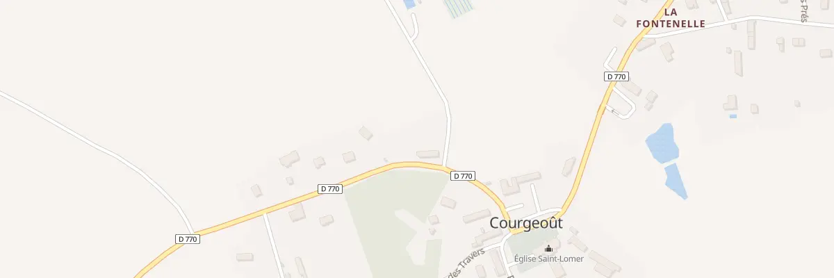 Plan du 1 Che du Pissot à Courgeoût