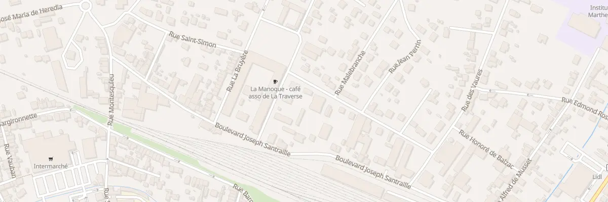 Plan du 28 Rue Pierre et Marie Curie à Bergerac