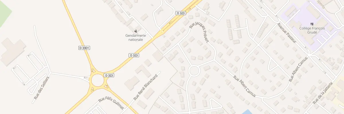 Plan du 36 Rue Jacques Prévert à Connerré