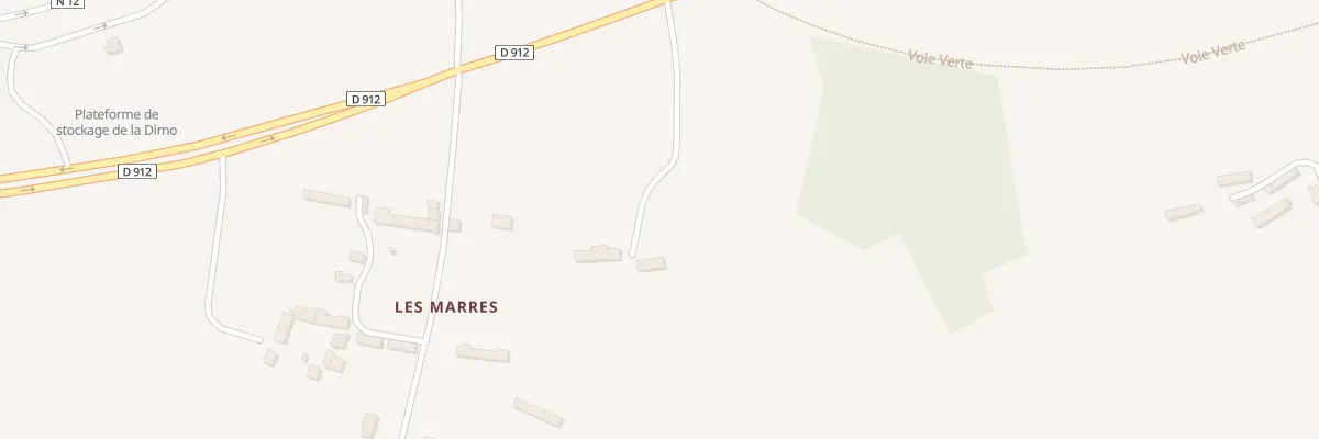 Plan du 5037 Les Marres à Courgeoût