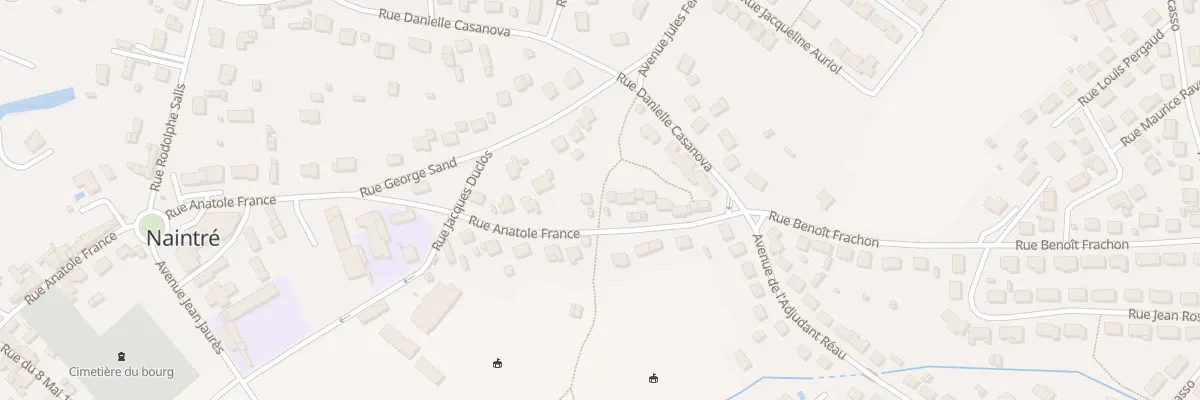 Plan du 6 Rue Anatole France à Naintré