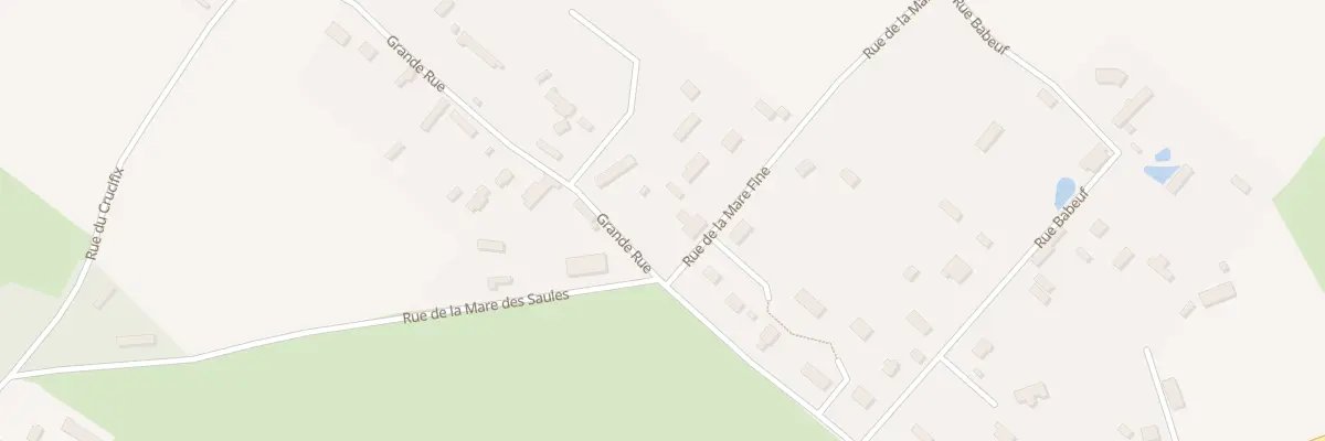 Plan du 4 Hameau de la Grande Rue à Daubeuf-Serville