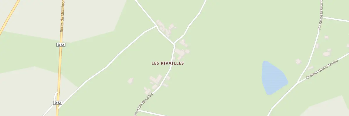 Plan du 2 Che Les Rivailles à Orgedeuil