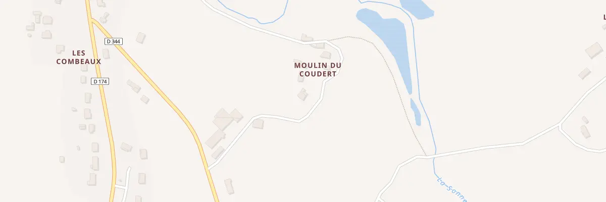 Plan du 8 Moulin du Coudert à Saint-Laurent-de-Céris