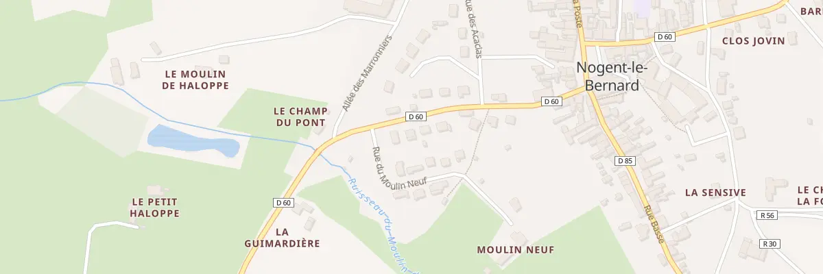 Plan du 19 Rue des Murs à Nogent-le-Bernard