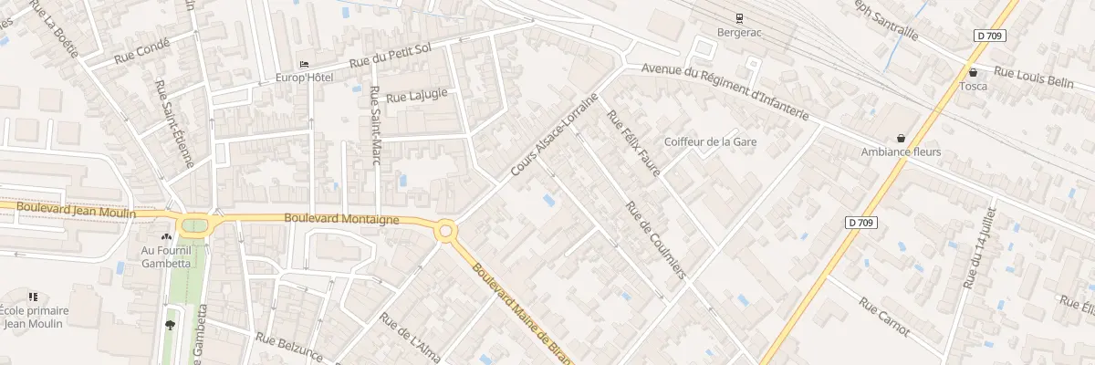 Plan du 46 Rue Desmartis à Bergerac