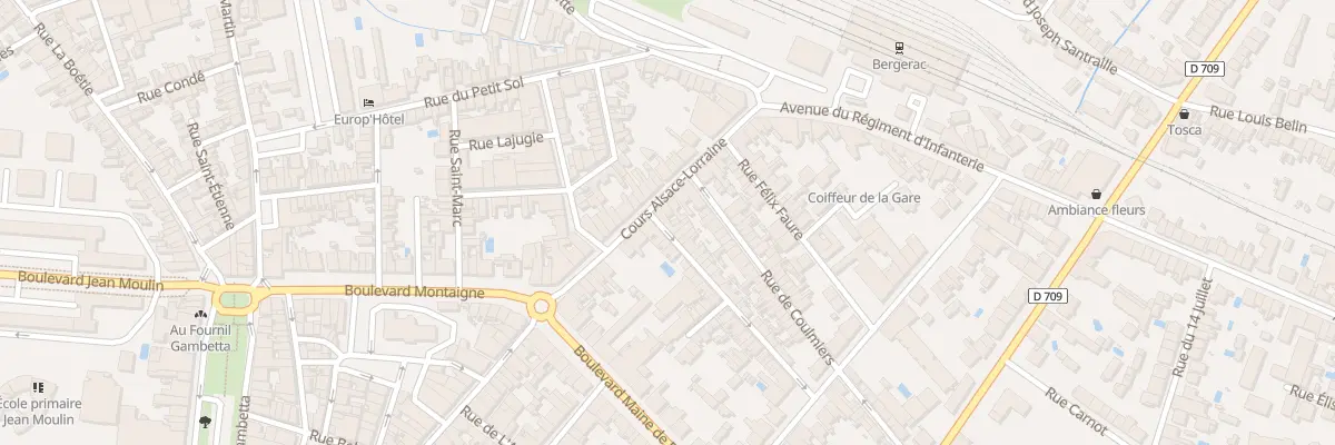 Plan du 39 Rue Desmartis à Bergerac