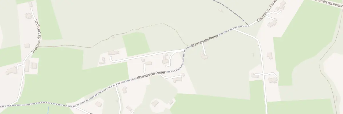 Plan du 391 Che du Perier à Ginestet