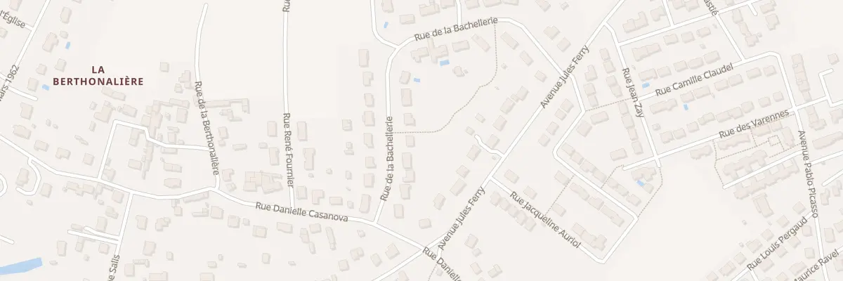 Plan du 10 Rue de la Bachellerie à Naintré