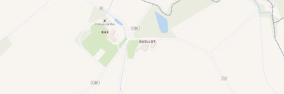 Plan du 92 Rte des Bois à Nomdieu
