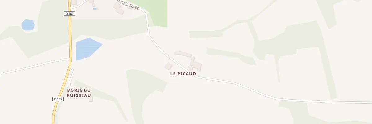 Plan du 21 Le Picaud à Sadillac