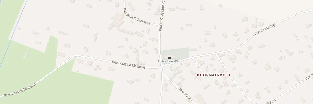 Plan du 19 Rue du Chanoine Poree à Bournainville-Faverolles