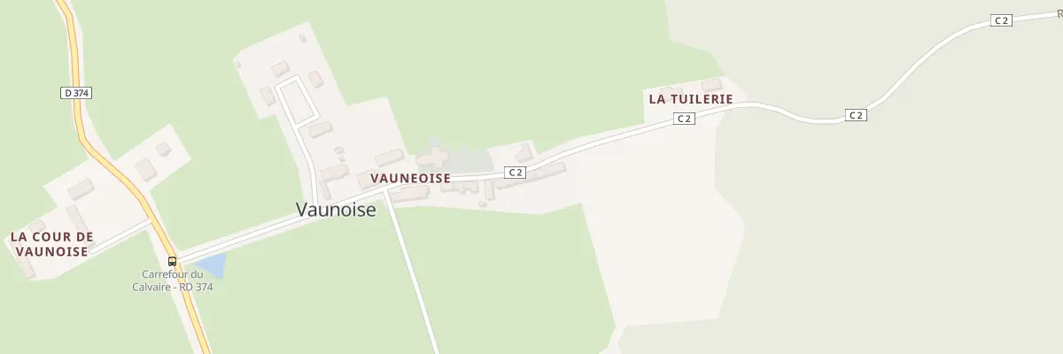 Plan du 3 Le Bourg à Vaunoise