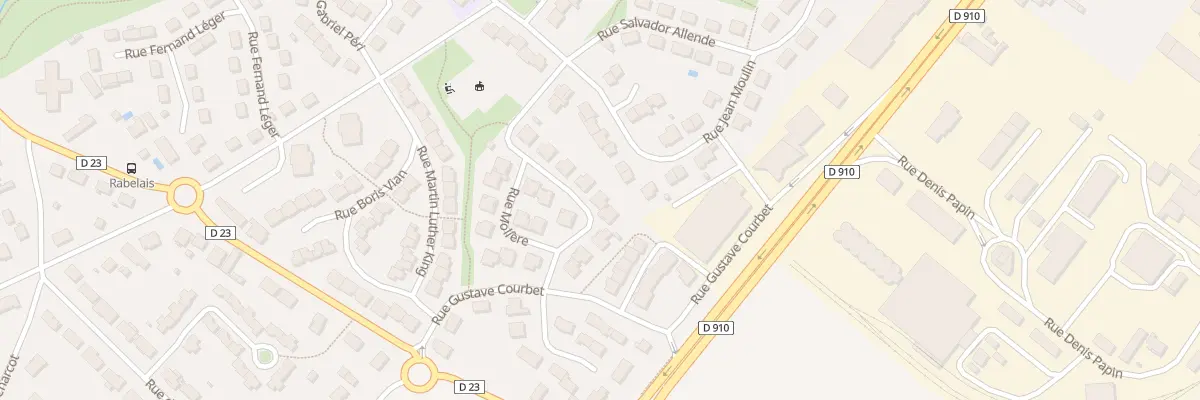 Plan du 13 Rue Molière à Naintré