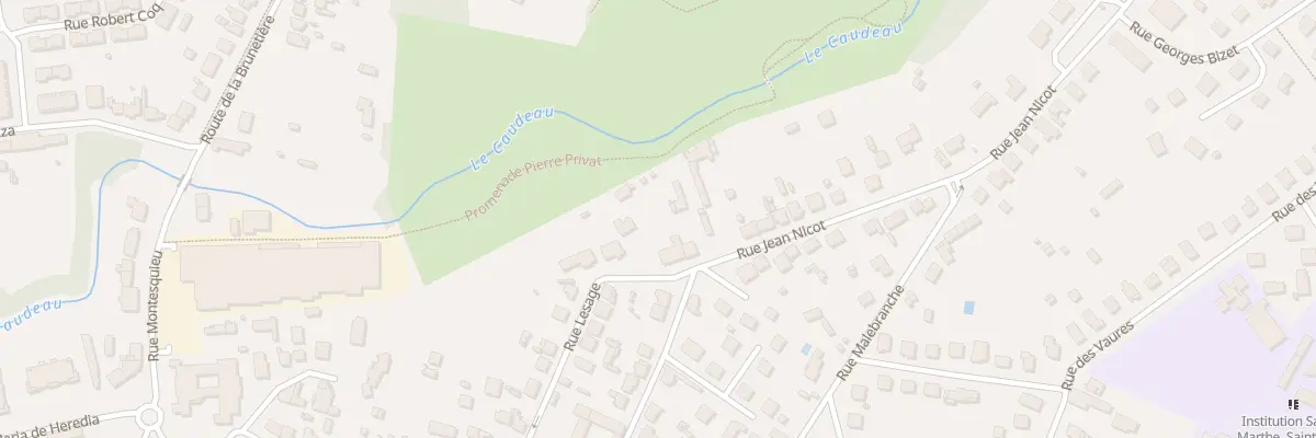 Plan du 22 Rue Jean Nicot à Bergerac
