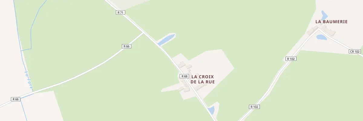 Plan du 91 La Croix de la Rue à Sonzay