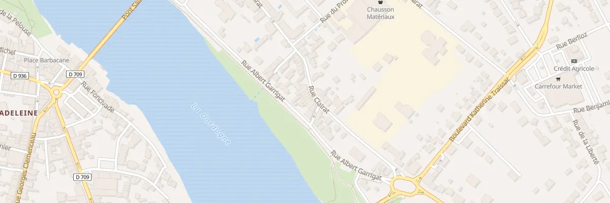 Plan du 47 Rue Clairat à Bergerac