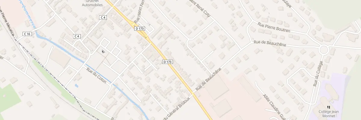 Plan du 28 Rue Charles de Gaulle à Gruchet-le-Valasse
