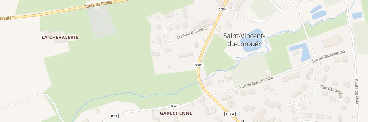 Plan du 4 Rue Gérard Dupré à Saint-Vincent-du-Lorouër