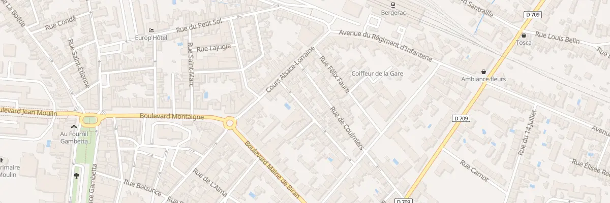 Plan du 29 Rue Desmartis à Bergerac